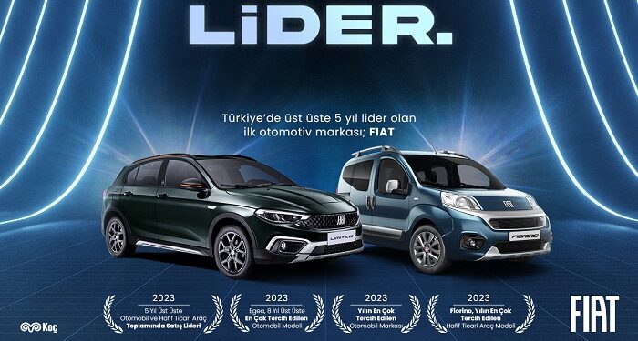 FIAT, Türkiye’nin Beş Yıl Üst Üste Lider Olan İlk Otomotiv Markası Oldu