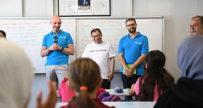 Chery, Deprem Bölgesindeki Çocukların Eğitimini Desteklemek Üzere Türkiye’de UNICEF’le Ortaklık Yapıyor