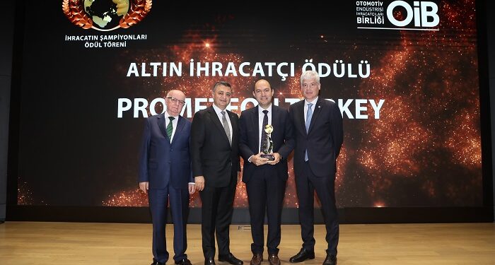 Prometeon Türkiye bir kez daha ‘Altın İhracatçılar Listesi’nde