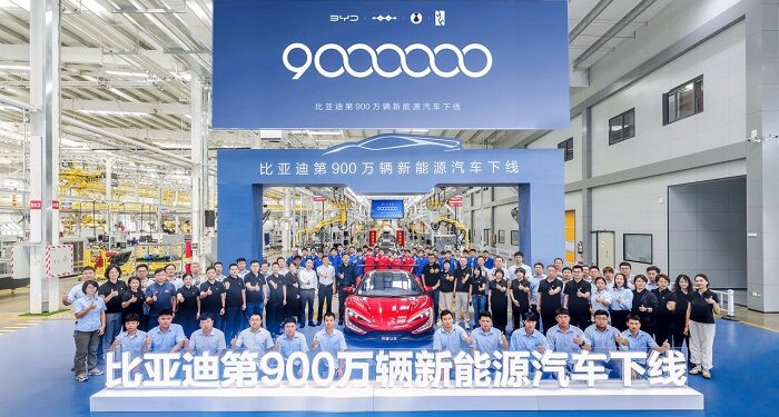 BYD 9 Milyonuncu Aracını Üreterek Global Büyümesini Devam Ettiriyor