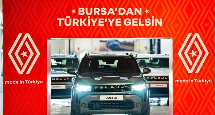 Bursa’dan Gururla Tüm Türkiye’ye Gelsin: Yeni Renault Duster’ın Üretimi Bursa’da Başladı