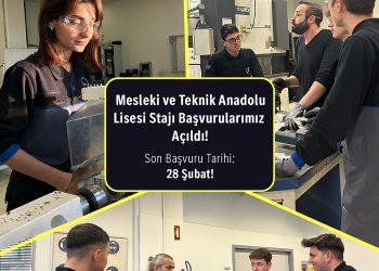 Mercedes-Benz Türk’ün, Mesleki ve Teknik Anadolu Lisesi Uzun Dönem Stajı İçin Başvurular Başladı!