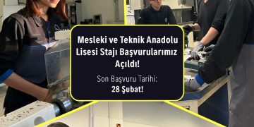 Mercedes-Benz Türk’ün, Mesleki ve Teknik Anadolu Lisesi Uzun Dönem Stajı İçin Başvurular Başladı!