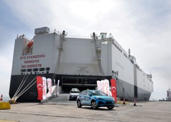 BYD’nin Dev Araç Gemisi “BYD CHANGZHOU” Türkiye’de