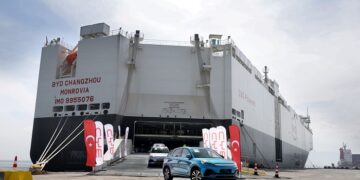 BYD’nin Dev Araç Gemisi “BYD CHANGZHOU” Türkiye’de