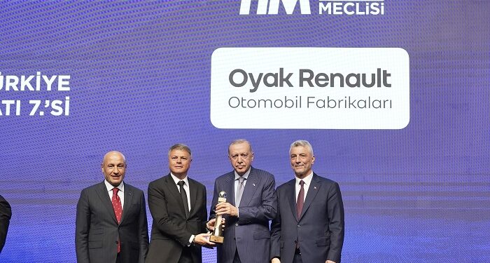 Oyak Renault, Türkiye’nin en büyük 7. ihracatçısı oldu