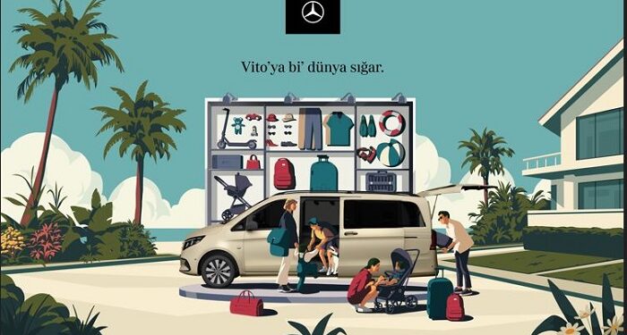 Vito Tourer “Vito’ya bi’ dünya sığar.” sloganı ile teste çıkıyor