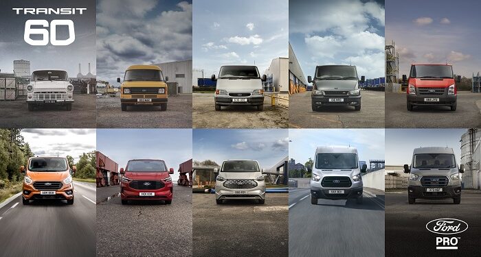 Ford Transit, 60 yaşına girdi