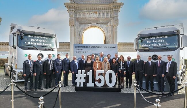 Mars Logistics, Filosunu 150 Adet Mercedes-Benz Actros L ProCab ile Genişletti